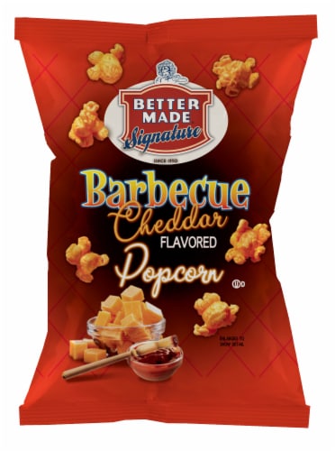 Better Made® Barbeque Cheddar Popcorn Perspective: front