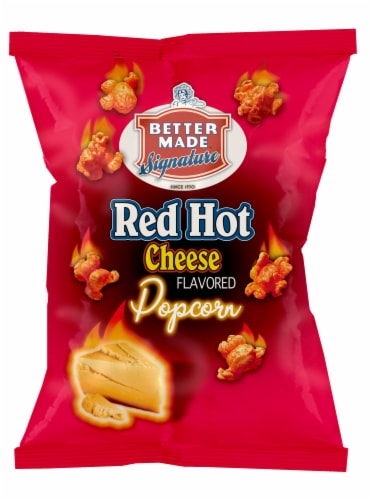 Better Made® Hot Cheese Popcorn Perspective: front