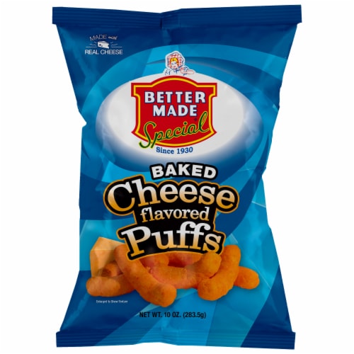 Better Made Baked® Special Baked Cheese Flavored Puffs Perspective: front