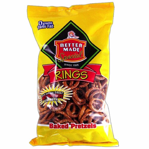 Better Made® Baked Pretzel Rings Perspective: front