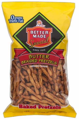 Better Made Butter Braided Pretzels Perspective: front