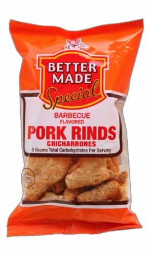 Better Made Barbecue Flavored Pork Rinds Perspective: front