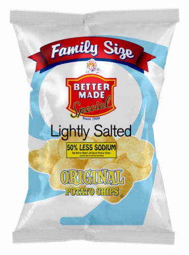 Better Made® Family Size Lightly Salted Chips Perspective: front