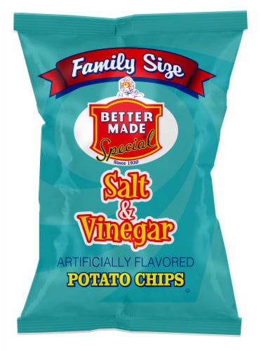 Better Made® Family Size Salt & Vinegar Chips Perspective: front