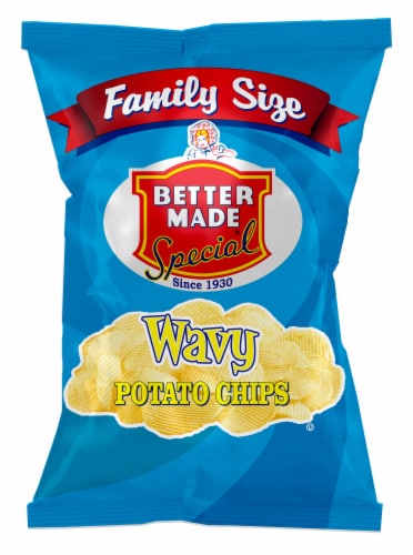 Better Made® Family Size Waves Chips Perspective: front