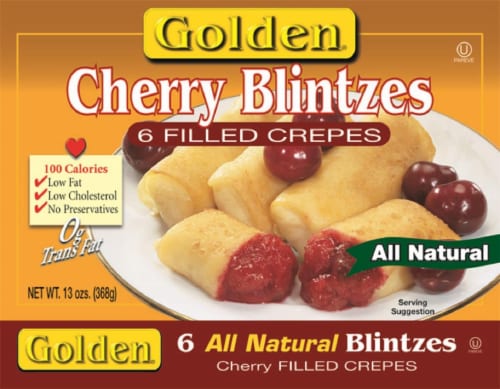 Golden® Cherry Blintzes Filled Crepes Perspective: front