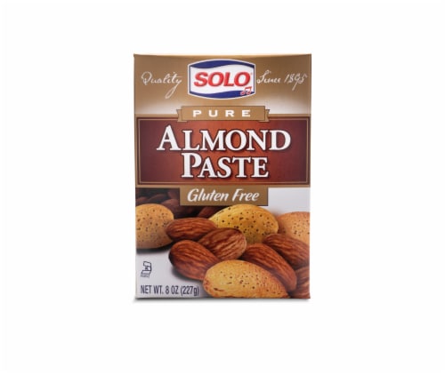 Solo Pure Gluten Free Almond Paste Perspective: front