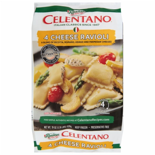 Celentano® Four Cheese Ravioli Perspective: front