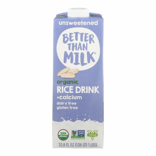 Better Than Milk® Organic Unsweetened Rice Drink Perspective: front