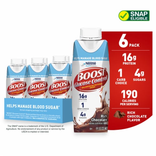 Boost Glucose Control Chocolate Sensation Nutritional Drink Perspective: front