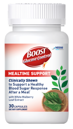 Boost® Glucose Control Mealtime Support Capsules Perspective: front