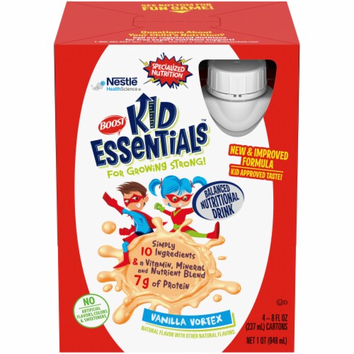Boost Kid Essentials Vanilla Vortex Nutrition Drink 4 Ct 8 Fl Oz Kroger