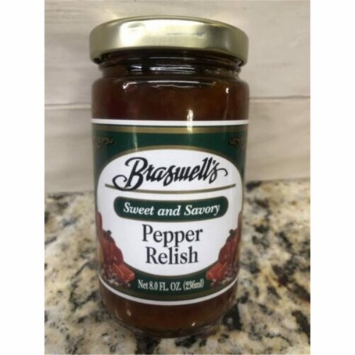 Braswell 2202661 8 oz Pepper Relish - Pack of 6 Perspective: front
