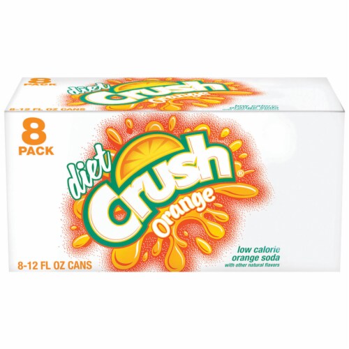 Crush® Diet Orange Soda Perspective: front