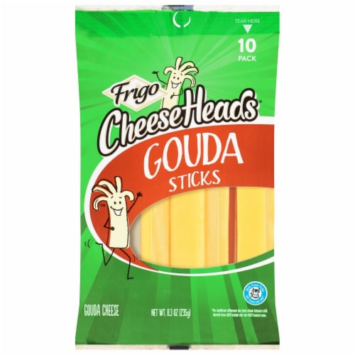 Frigo® CheeseHeads® Gouda Snack Sticks Perspective: front