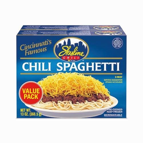 Skyline Chili Spaghetti Value Pack Perspective: front