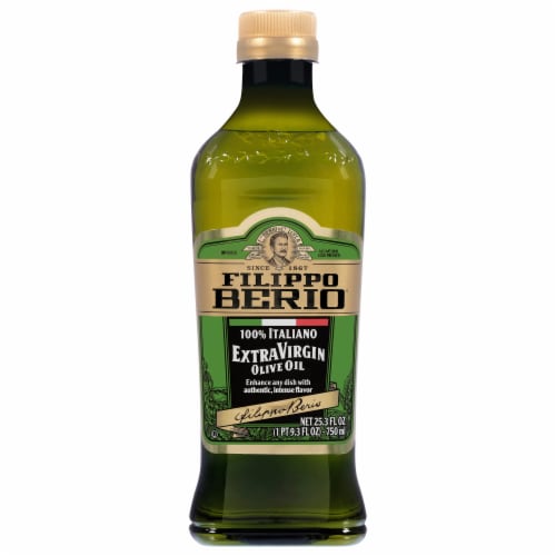 Filippo Berio 100% Italiano Extra Virgin Olive Oil Perspective: front