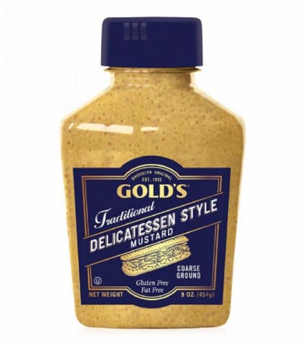 Gold's Traditional Delicatessen Style Mustard Perspective: front