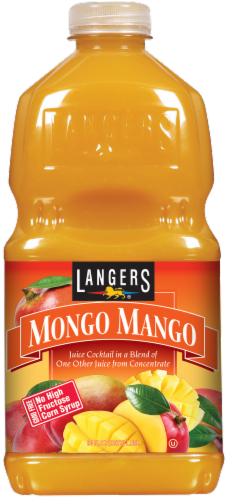 Langers Mongo Mango Juice Perspective: front