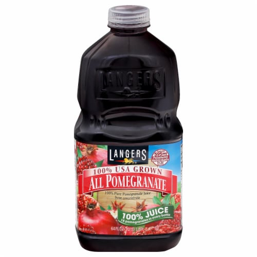 Langers All Pomegranate Juice Perspective: front