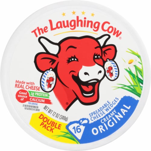 The Laughing Cow Double Pack Creamy Original Cheese Spread Perspective: front