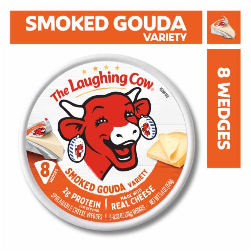 The Laughing Cow® Creamy Smoked Gouda Perspective: front