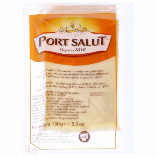 Port Salut® Semi-Soft Wedge Cheese Perspective: front