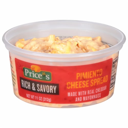 Price's Rich & Savory Pimiento Cheese Spread Perspective: front