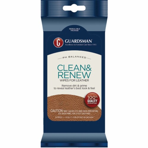 Guardsman Clean & Renew Leather Care Wipes (20Pack) 470200, 1 Ralphs