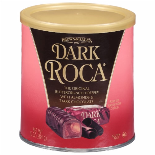 Brown & Haley® Holiday Dark Roca® Almond & Dark Chocolate Buttercrunch ...