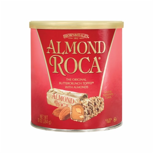 Brown & Haley® Holiday Almond Roca® Gluten Free Buttercrunch Toffee Perspective: front