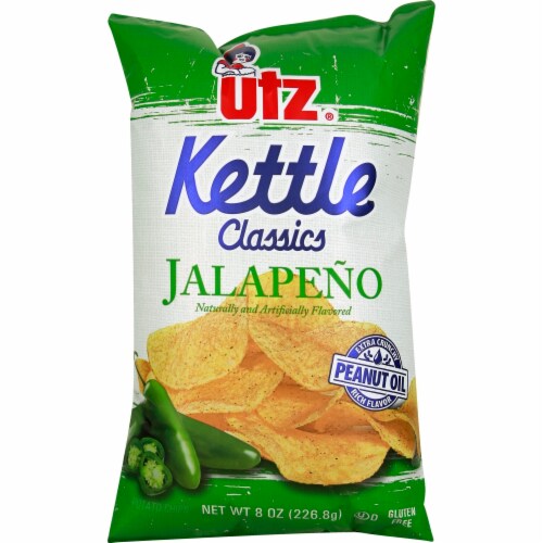 Utz Kettle Chips - Jalapeno Perspective: front