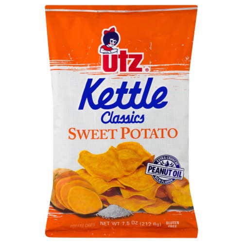 Utz® Kettle Classics Sweet Potato Chips Perspective: front