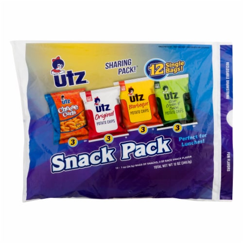 Utz Potato Chip Snack Pack Perspective: front