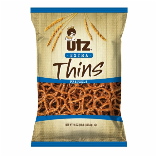 Utz® Classic Pretzel Thins Perspective: front
