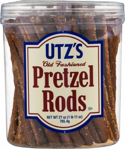Utz Old Fashioned Pretzel Rods Perspective: front