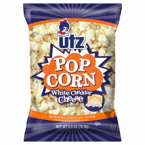 Utz® Premium White Cheddar Popcorn Perspective: front