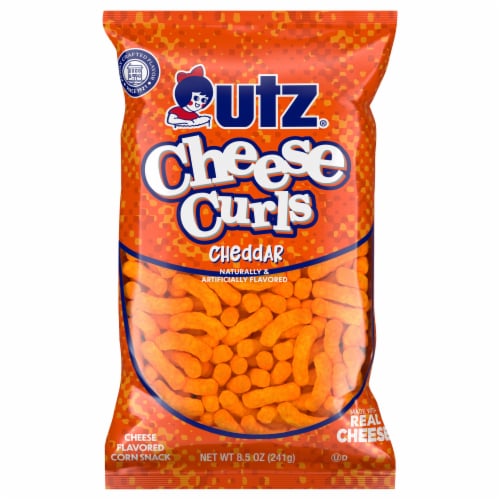 Utz Cheese Curls Perspective: front