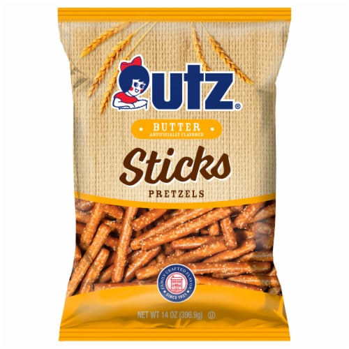 Utz® Butter Pretzel Sticks Perspective: front