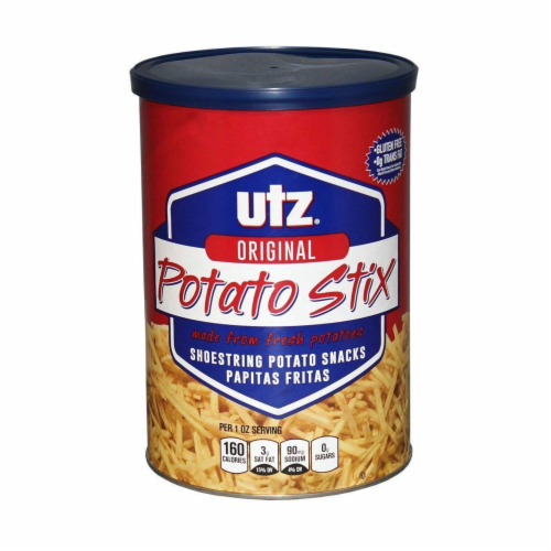 Utz® Potato Stix Canister Perspective: front