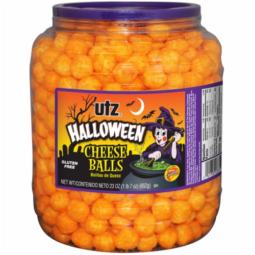 Utz Halloween Cheese Balls Perspective: front