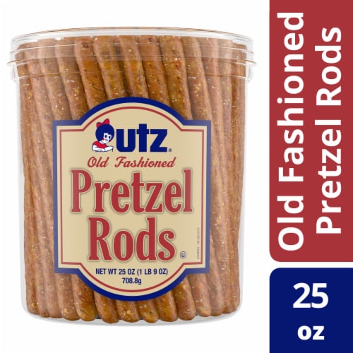 Utz Old Fashioned Pretzel Rods Perspective: front