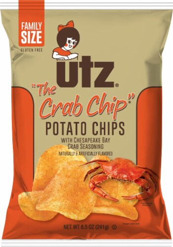Utz Crab Potato Chips Perspective: front