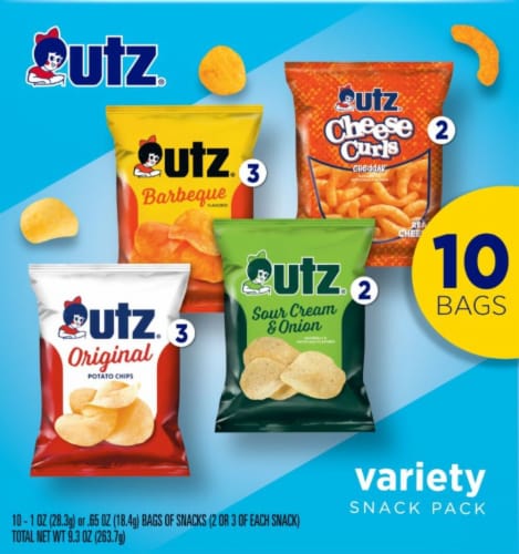 Utz® Variety Snack Packs Perspective: front