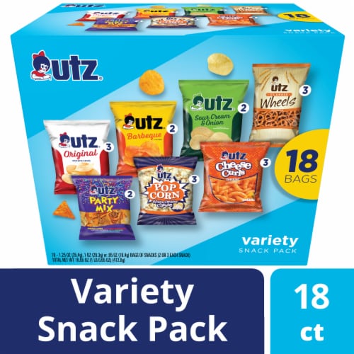 Utz® Variety Snack Pack Chips Variety Pack Perspective: front