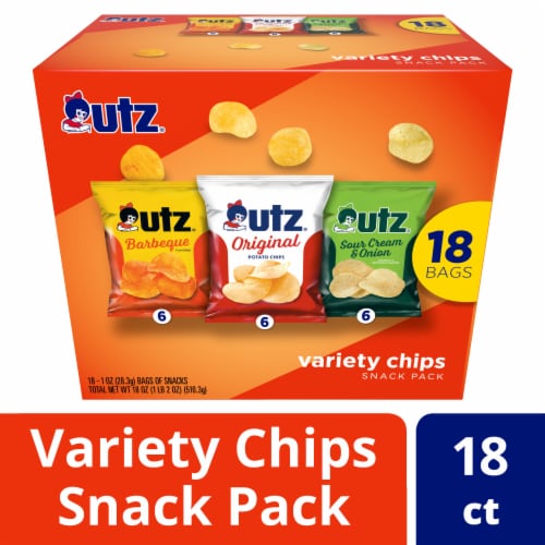 Utz® Variety Chips Snack Pack Variety Pack Perspective: front