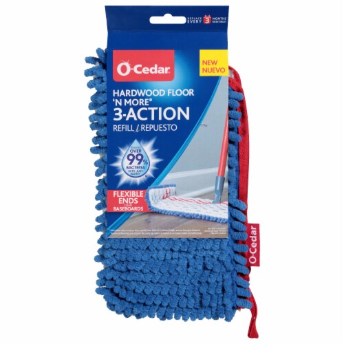 O Cedar® 132590 M-F Microfiber Flip Mop Refill Perspective: front