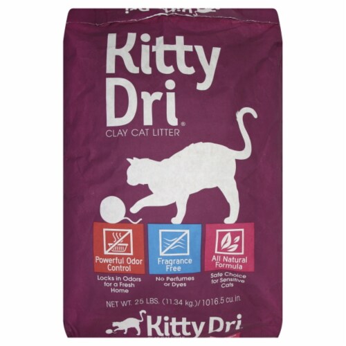 Kitty Dry Clay Cat Litter Perspective: front
