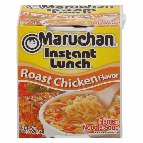 Maruchan® Instant Lunch® Roast Chicken Flavor Ramen Noodle Soup Perspective: front