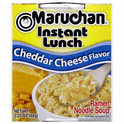 Maruchan Instant Lunch Chedder Cheese Flavor Ramen Noodle Soup Perspective: front